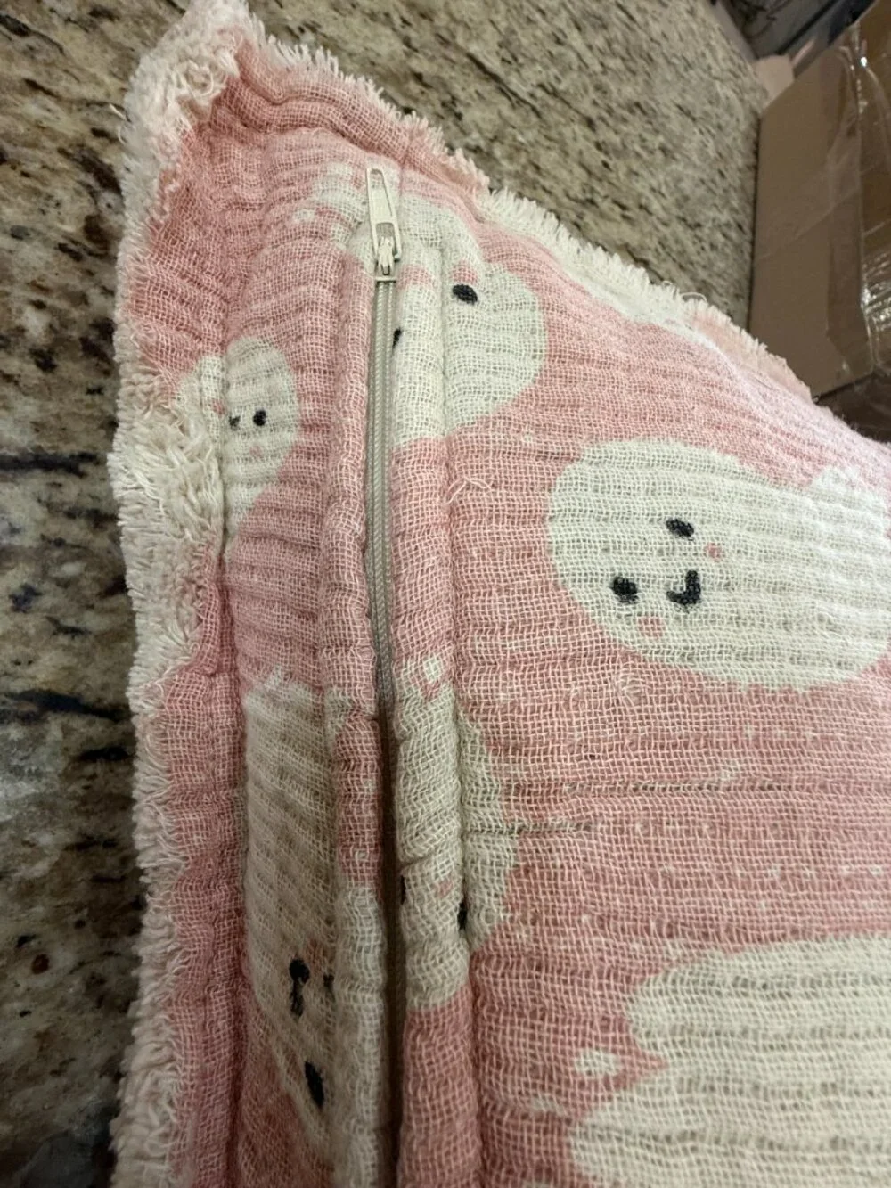 Cynthia Rowley Pink Ghost Halloween Throw Pillows 20x20 Set of 2